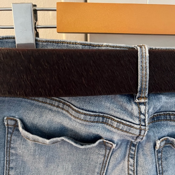 Ladies Brave burgundy leather belt - Picture 7 of 15